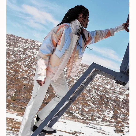 Free People Multicolor Puffer Jacket - Picture 5 of 9